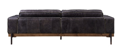 Silchester - Sofa - Antique Ebony Top Grain Leather - Grand Furniture GA