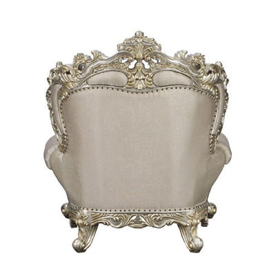 Danae - Chair - Fabric, Champagne & Gold Finish - Grand Furniture GA