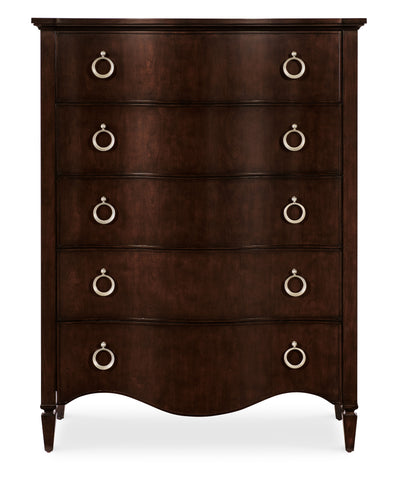 Bella Donna - Five-Drawer Chest - Dark Brown