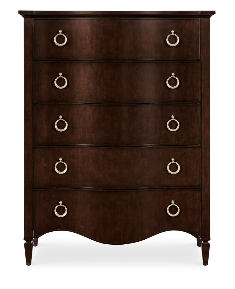 Bella Donna - Five-Drawer Chest - Dark Brown