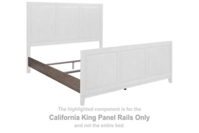 Chrestner - Gray - Cal King Panel Rails