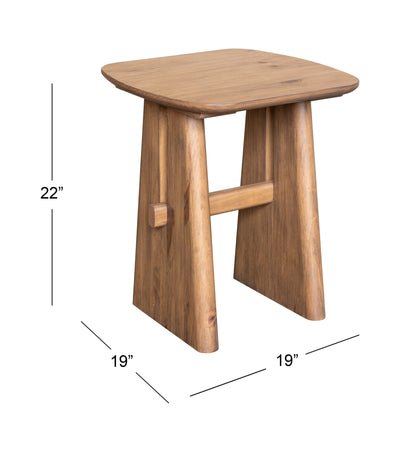 Knox - End Table - Natural Pine