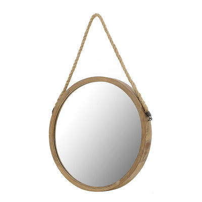 Rally Wood Mirror - Brown