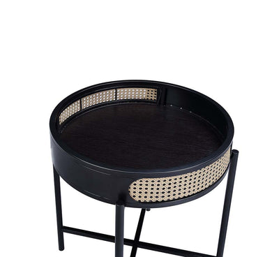 Colson - End Table - Black Finish - 24" - Grand Furniture GA