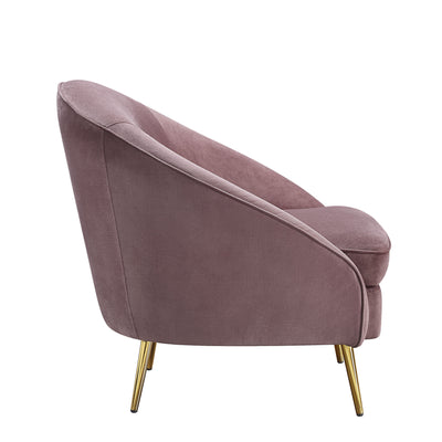 Abey - Sofa - Pink Velvet - Grand Furniture GA