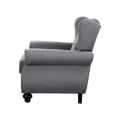 Hannes - Chair - Gray Fabric - Grand Furniture GA