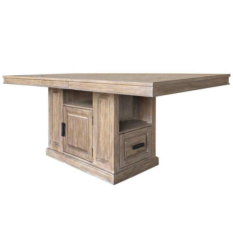 Sundance - Island Counter Height Table - Sandstone