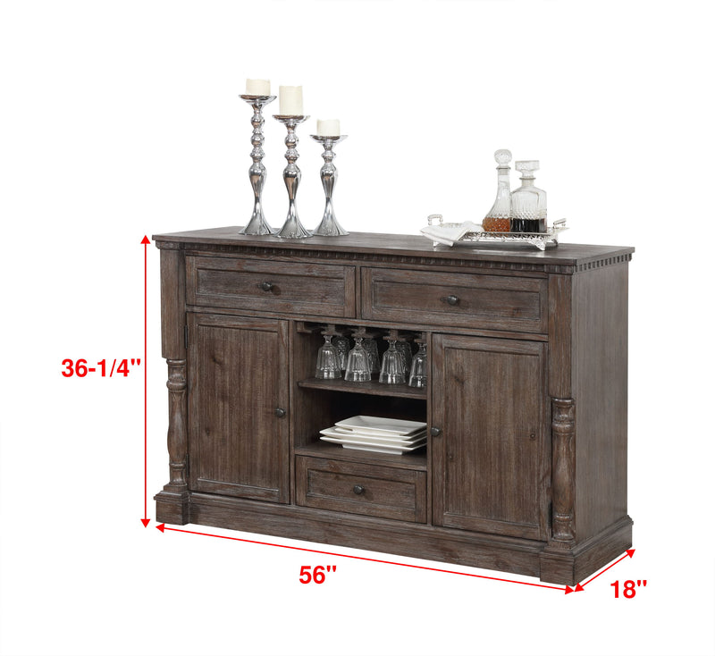 Regent - Server - Brown - Grand Furniture GA