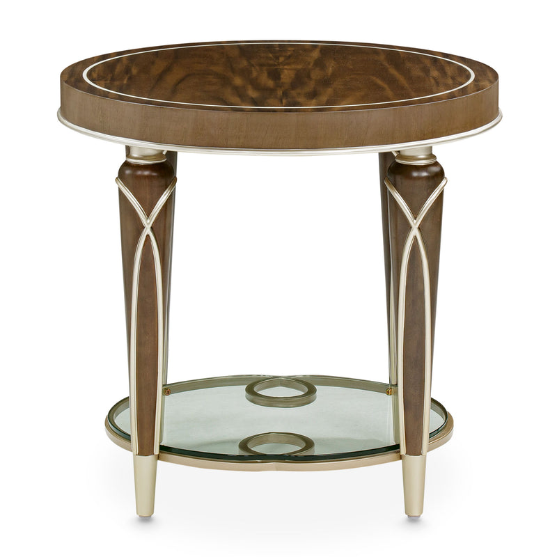 Villa Cherie - End Table - Hazelnut