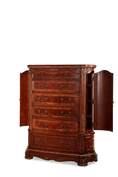 Cortina - 6-Drawer Chest - Honey Walnut