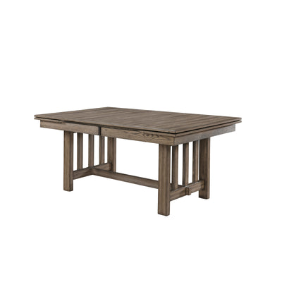 Harrisburg - Dining Table Top & Base - Brown