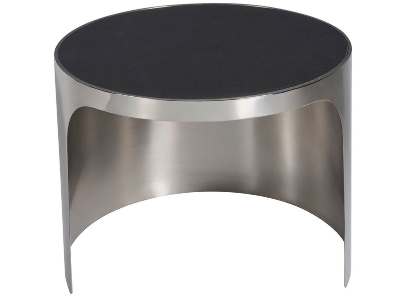 New Modern - Revolve Small Nesting Table - Pearl Silver