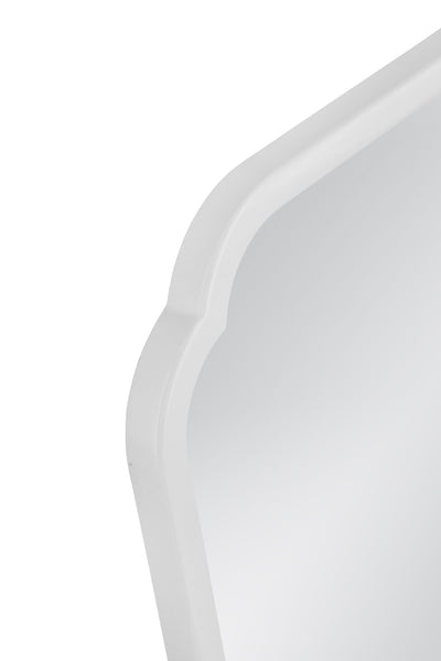 Clover - Square Wall Mirror - White