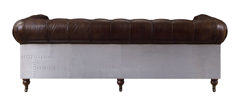 Aberdeen - Sofa - Vintage Brown Top Grain Leather - Grand Furniture GA