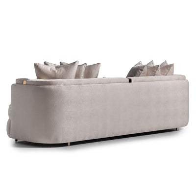 Carmela - Mansion Sofa - Almond/Gold