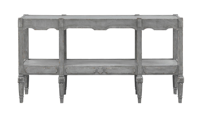 Donovan - Console Table - Florentine Vintage Gray