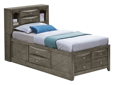 Marilla - Storage Bed With Bookcase Headboard