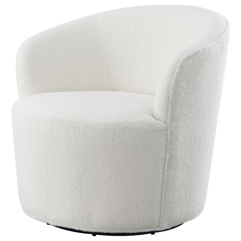 Joyce - Upholstered Barrel Back Swivel Chair