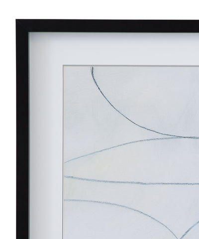 Stone Ligature - II Framed Print - Gray