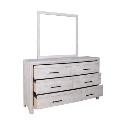 Biscayne - Dresser & Mirror - Gray