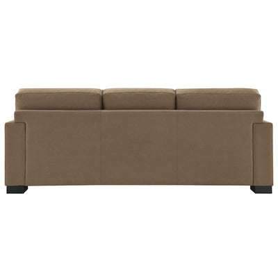 Darya - Sofa With 4 Pillows - Brown Suede Fabric