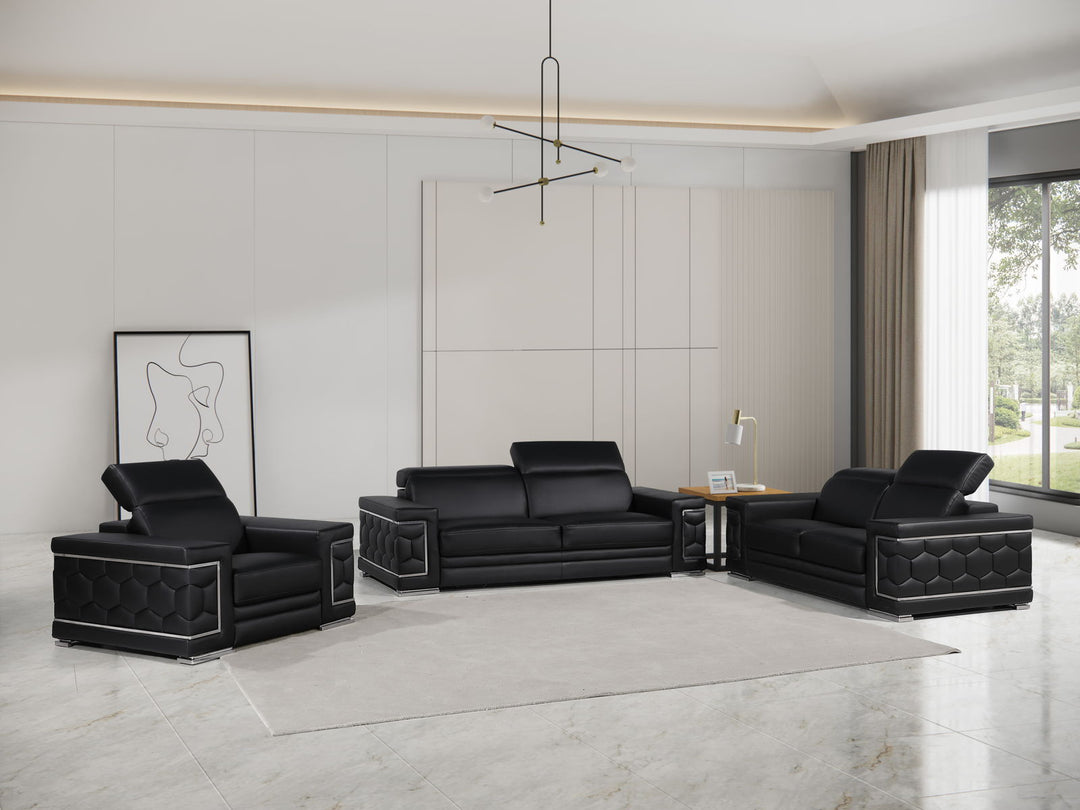 a28　ソファ 296 - Genuine Leather Living Room Set | Grand Furniture GA