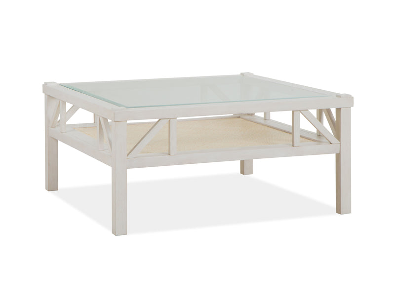 Ellison - Square Cocktail Table - Antique White