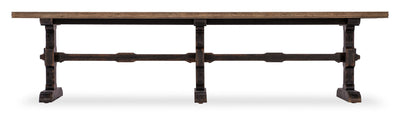 Americana - Trestle Rectangle Cocktail Table - Dark Brown