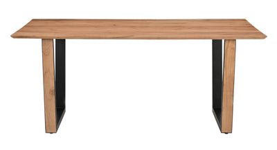 Torino - Dining Table - Yorkshire Natural / Black