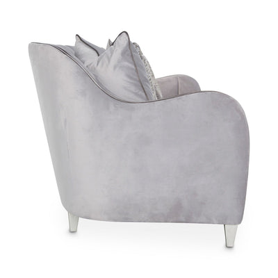 Roxbury Park - Velvet Sofa - Steel/Slate