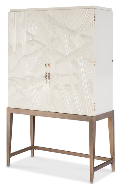 Melange - Dream Weaver Bar Cabinet - White