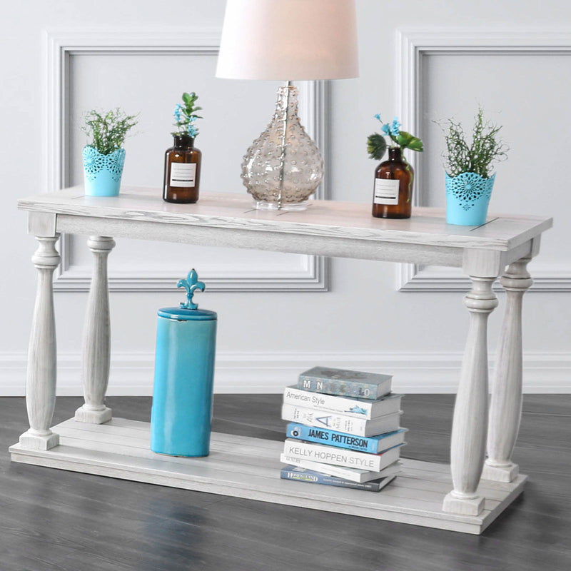 Arlington - Sofa Table - Antique White - Grand Furniture GA