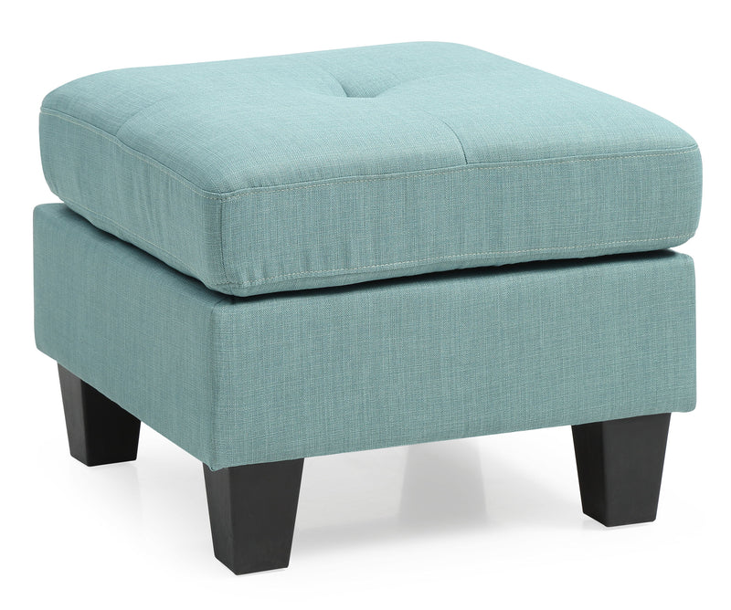 Newbury - G500-O Ottoman - Teal