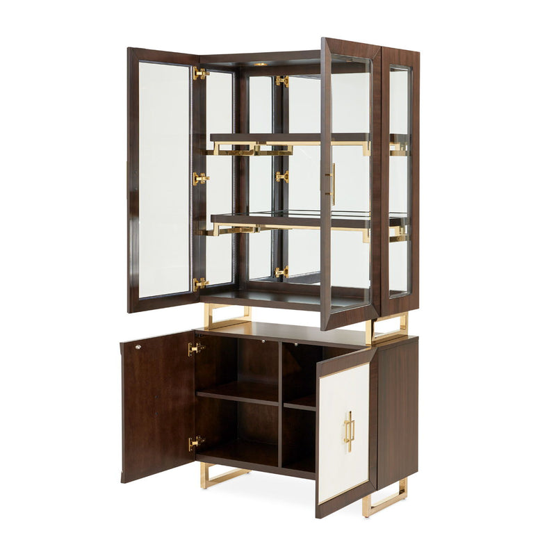 Belmont Place - Display Cabinet - Espresso