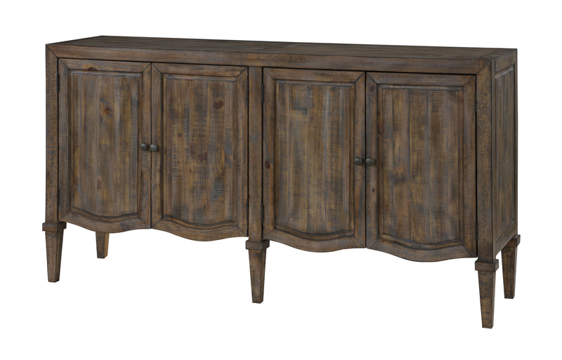 Barnaby - Four Door Credenza - Camelia Textured Brown