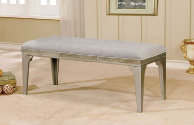 Diocles - Bench - Silver / Gray - Grand Furniture GA