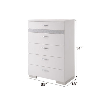 Naima II - Chest - White High Gloss