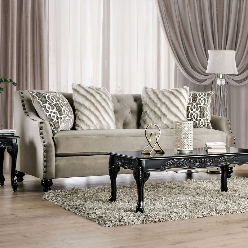 Ezrin - Sofa - Light Brown - Grand Furniture GA