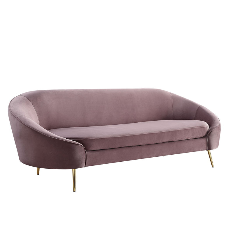 Abey - Sofa - Pink Velvet - Grand Furniture GA