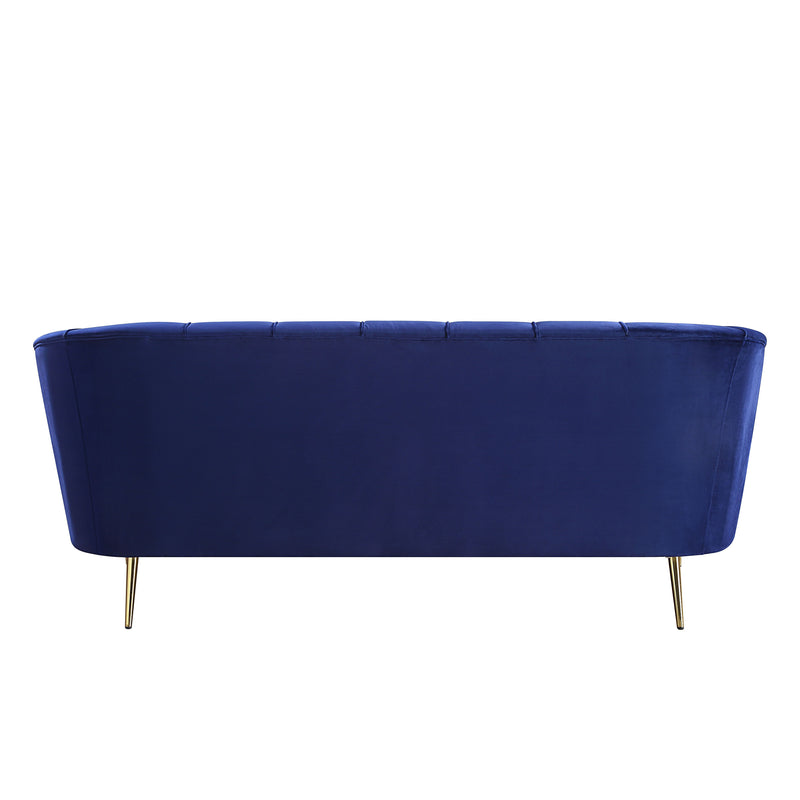 Eivor - Sofa - Blue Velvet - Grand Furniture GA