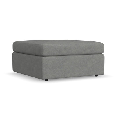 Sky - Stationary Square Cocktail Ottoman - Light Brown