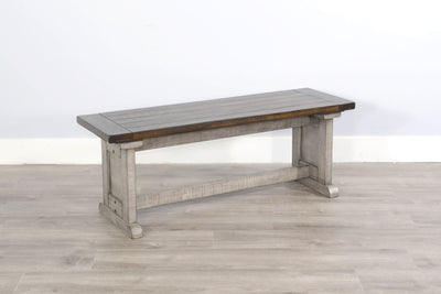 Homestead Hills - Side Bench - Dark Brown