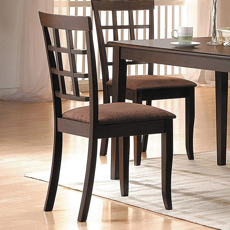 Cardiff - Side Chair (Set of 2) - Dark Brown - 18" - Grand Furniture GA