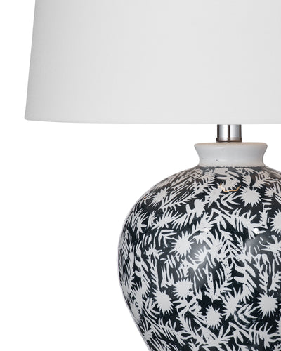 Dorrisa - Table Lamp - Black / White