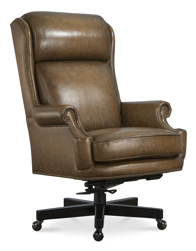 Tucker - Executive Swivel Tilt Chair - Dark Brown