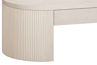 Lena - Coffee Table - Washed White Oak