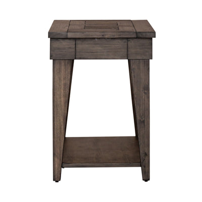 Arrowcreek - Chair Side Table - Dark Brown