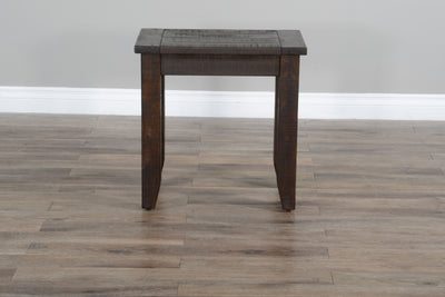 Homestead - Chair Side Table - Dark Brown