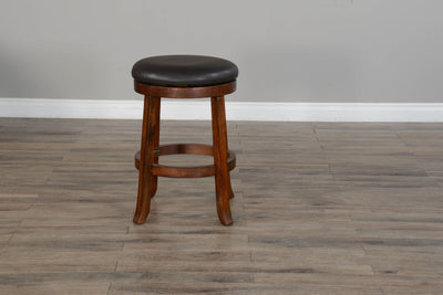 Tuscany - Swivel Stool With Cushion Seat