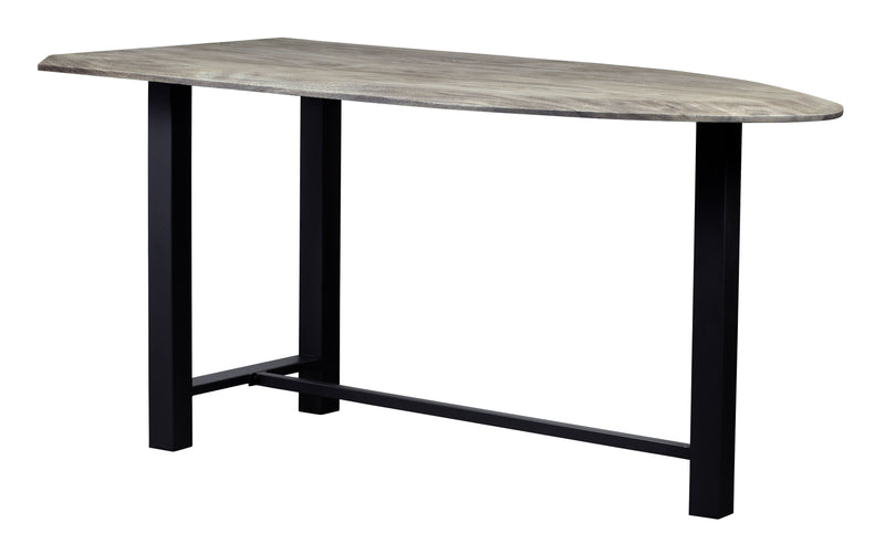 Yukon - Counter Height Dining Table - Sandblast Gray / Gunmetal Finish